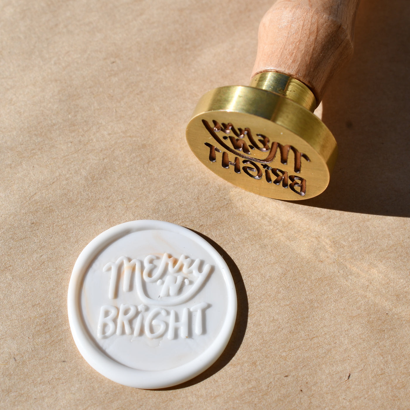 Merry 'N' Bright Wax Seal Stamp